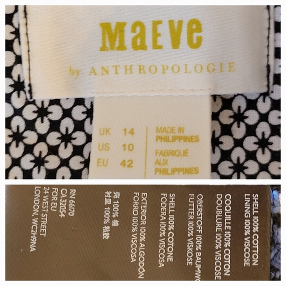 ANTHRO MAEVE plaid pockets! woven many quality details skirt - Picture 11 of 17